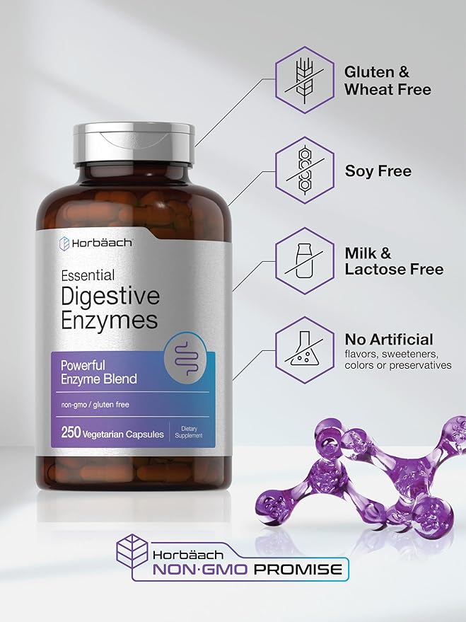 Horbäach Essential Digestive Enzymes 250 Capusles