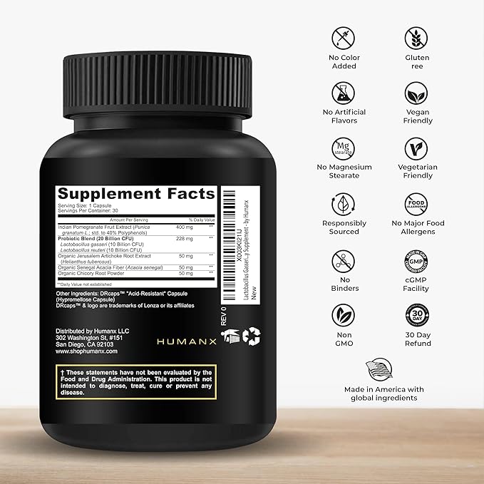 Lactobacillus Gasseri & Reuteri+ 20 Billion