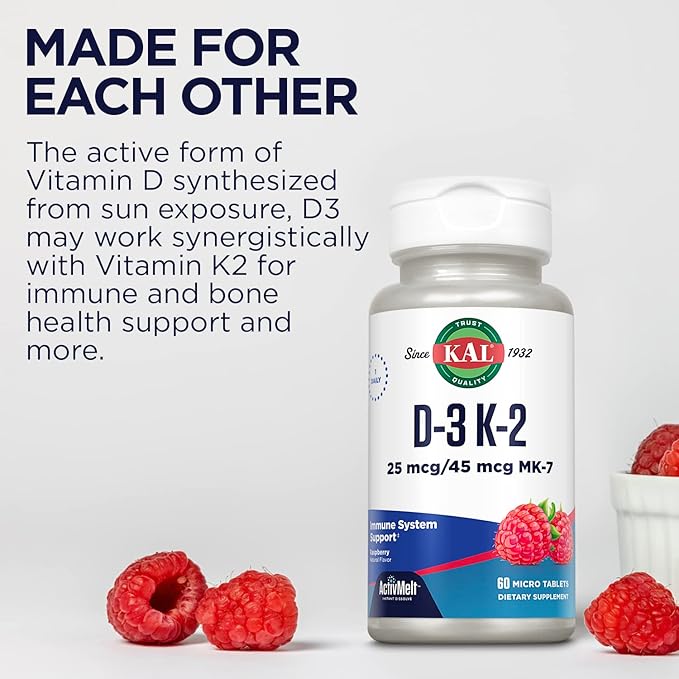Kal 1000 Iu D-3 & K2 60 Count 1)