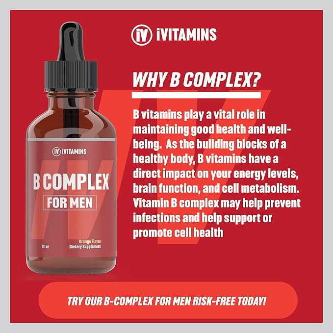 B Complex Vitamins for Men 1 fl