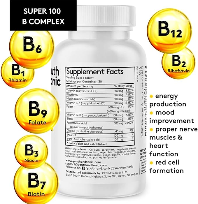 Youth & Tonic Super B Complex 100 |