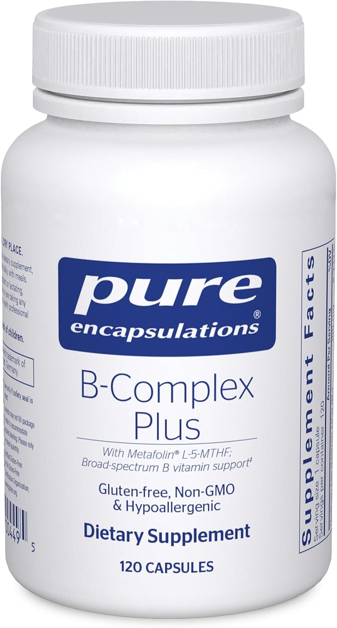 Pure Encapsulations B-Complex Plus B12 & 120 Capsules
