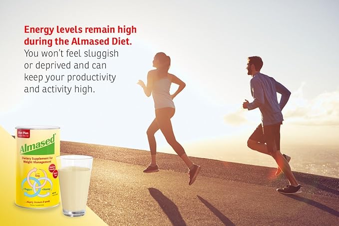 Almased Vanilla Meal Replacement Shake 17.6 oz (1.1 Pound (2 Pack))