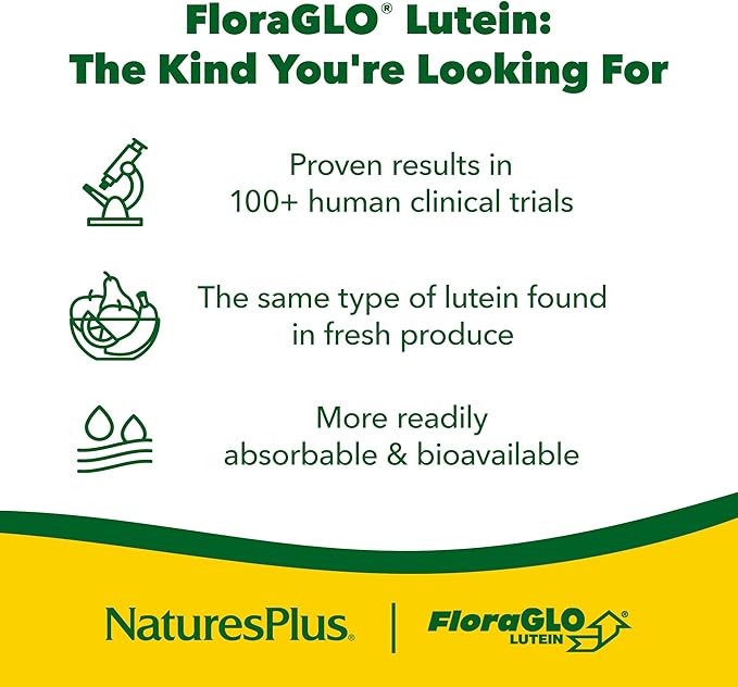 Natures Plus Ultra Lutein 20 mg, 60 Softgels 60 Servings