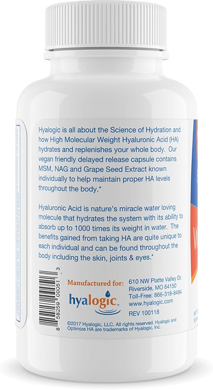 Hyalogic Hyaluronic Acid 120 mg delayed (30 count)