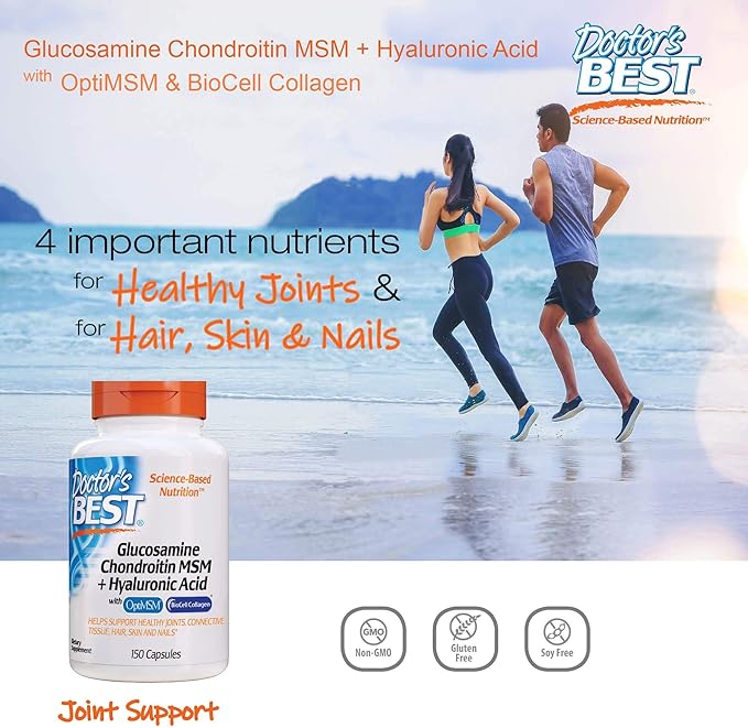 Doctor's Best Glucosamine Chondroitin MSM + 150 Caps