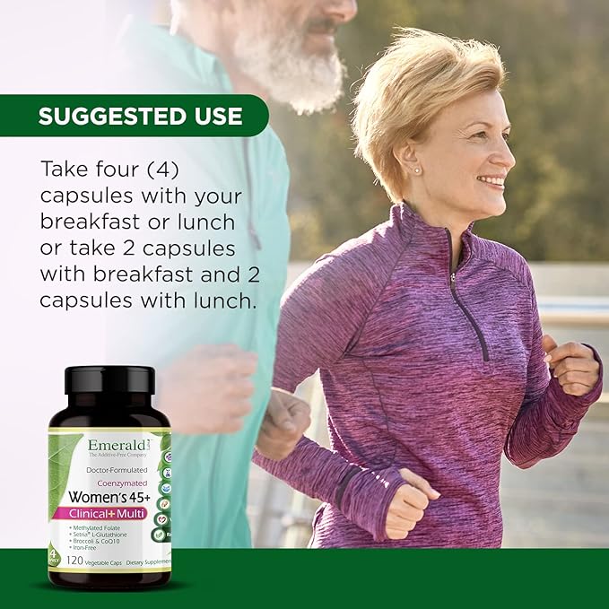 Emerald Labs Women's 45+ Clinical Multi CoQ10, B 120 Vegetable