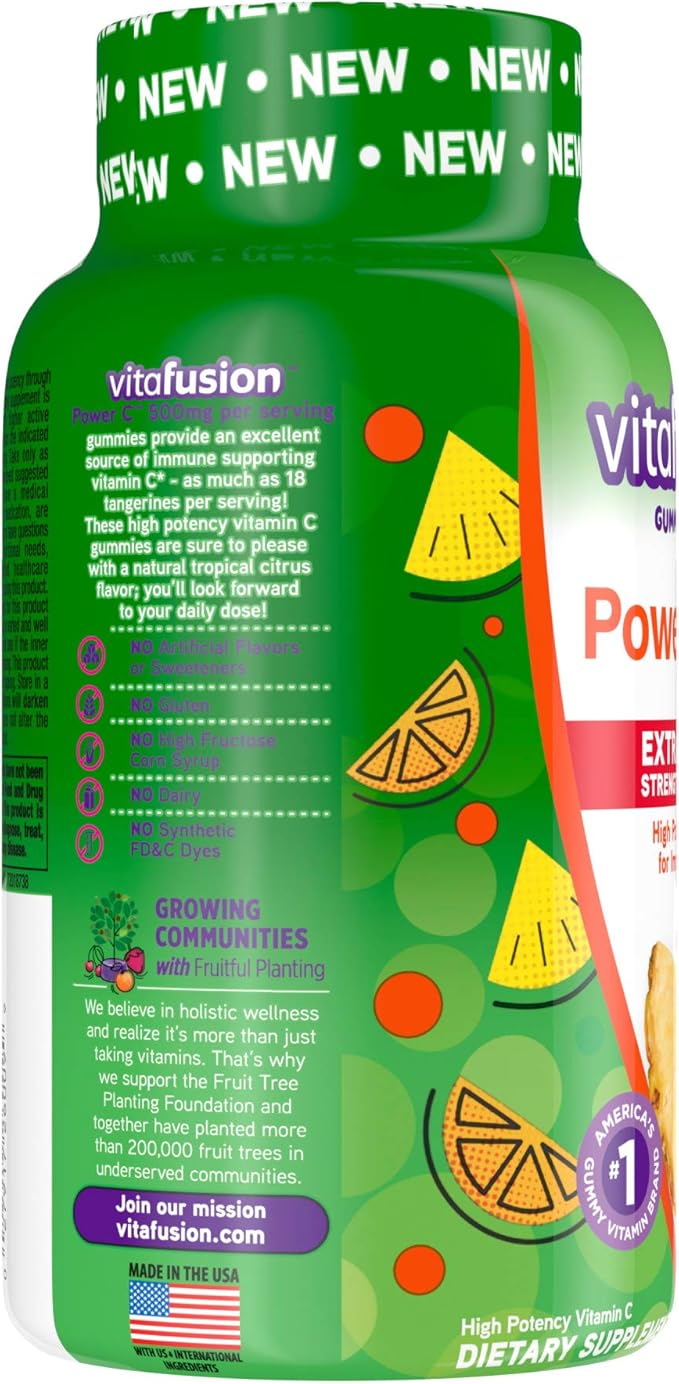 Vitafusion Extra Strength Power C Gummy (1) Vitamins, 92 Count 2)
