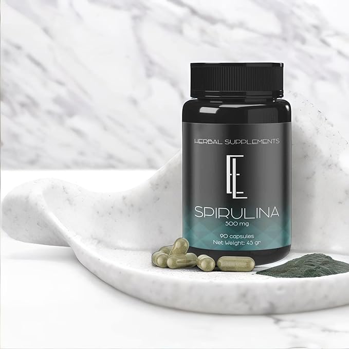 Spirulina Capsules - 90 x 500