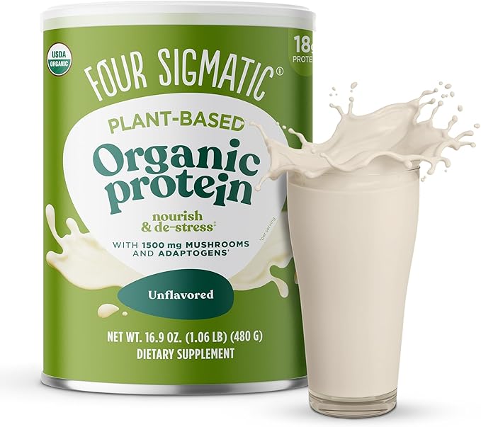 Four Sigmatic Organic Plant-Based Protein Powder 16.9 oz