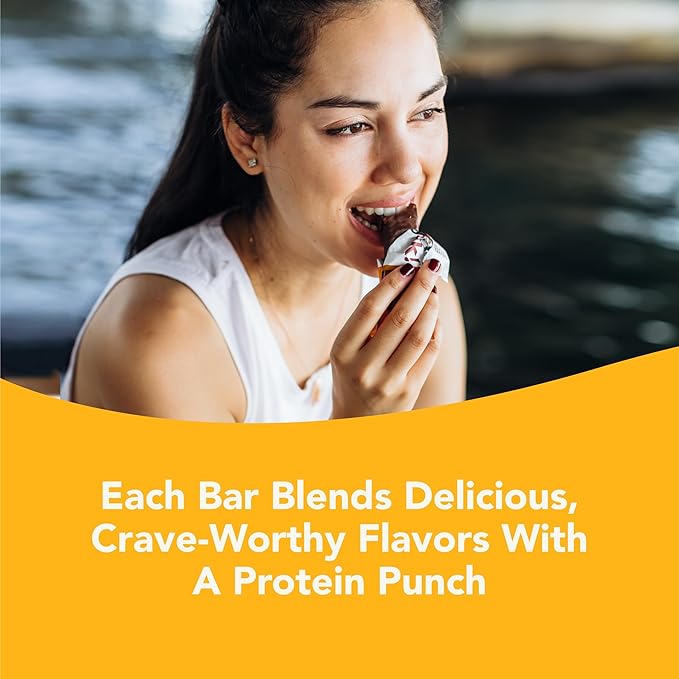 think! Protein Bars, High Protein Snacks, Gluten Free, Kosher Friendly, Sweet Treat, Boston Creme Pie, 10 Count
