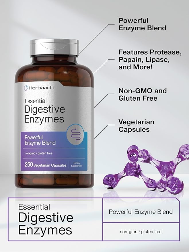 Horbäach Essential Digestive Enzymes 250 Capusles
