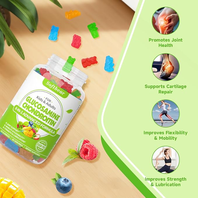 Glucosamine Chondroitin Gummies with MSM Triple 120 Gummies