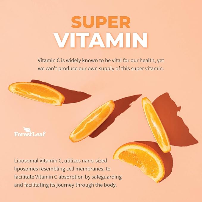 ForestLeaf Liposomal Vitamin C 1000mg Capsules 120 Vegan