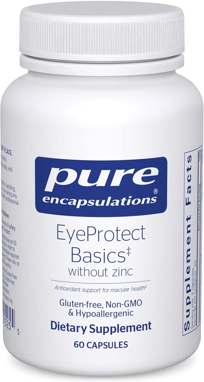 Pure Encapsulations EyeProtect Basics Without Zinc 60 Capsules