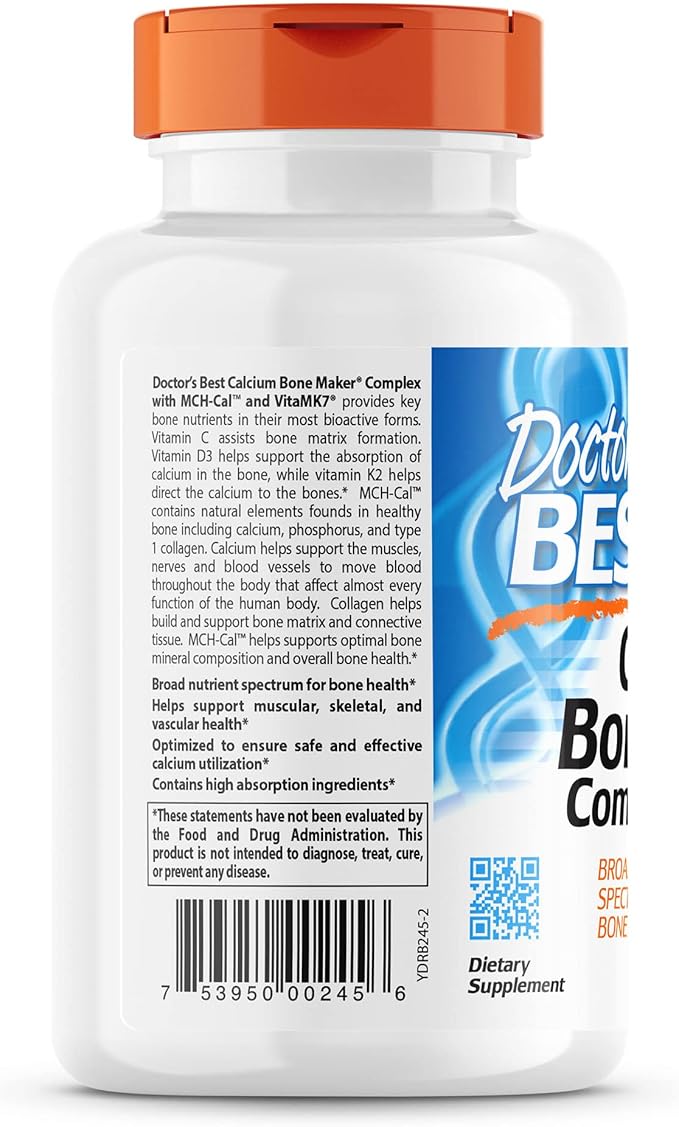 Doctor's Best Calcium Bone Maker Complex 180 Caps