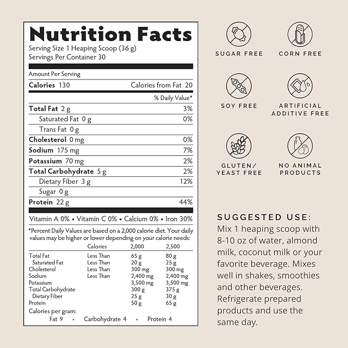 BRAINMD Dr Amen Omni Protein Vanilla 2.38 lbs 30 Servings