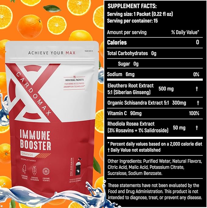 Immune Booster Liquid Drink Mix (15 Count)