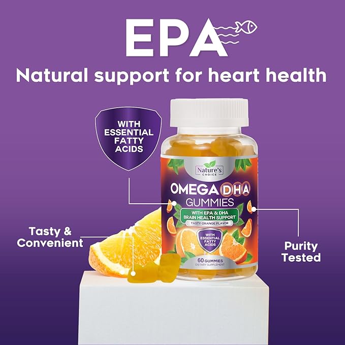 Omega 3 Fish Oil Gummies 3 Fish 60 Gummies