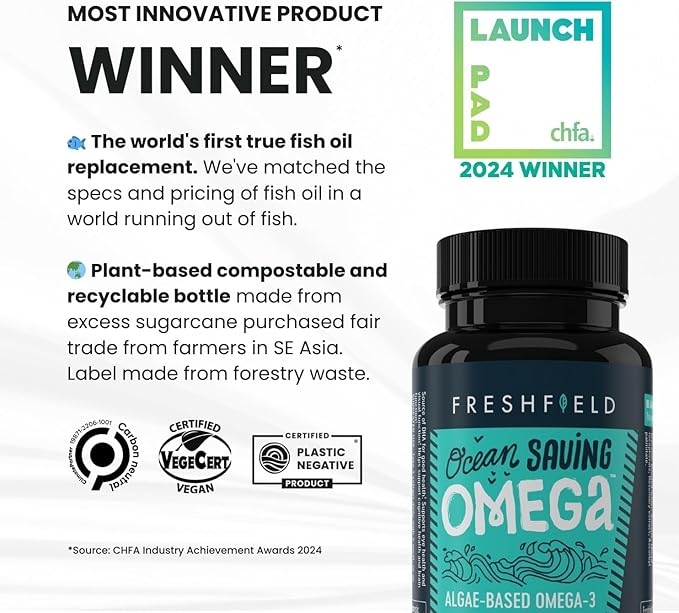 Ocean Saving Omega 3, The Fish 4-Month Supply, (440 mg), (120 Count 1))