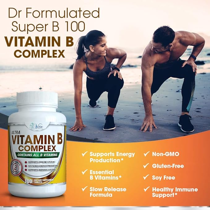 Super B Complex Vitamins (100-Count)