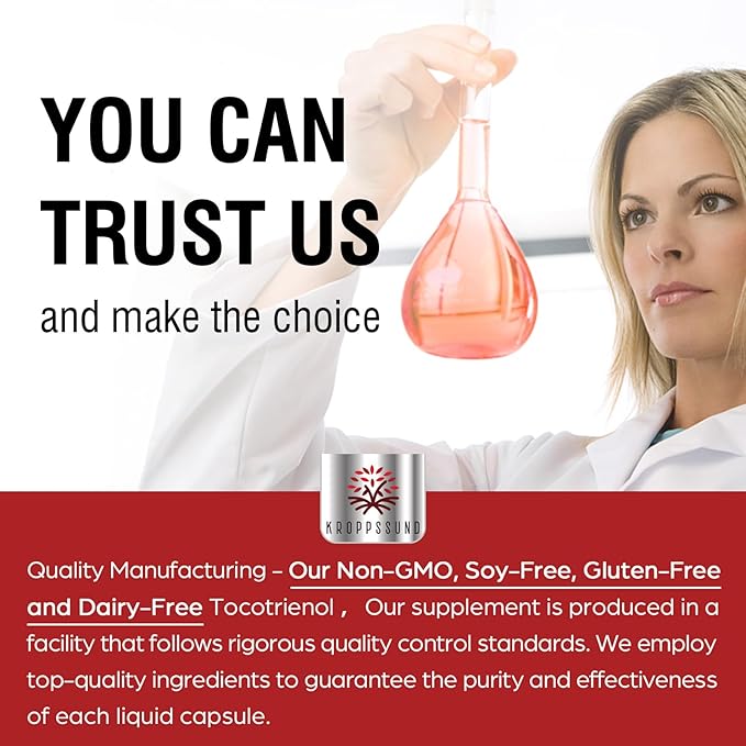 Tocotrienol Supplement Full Spectrum, Cutting-edge Fusion 800mg,Powerful Antioxidant,Cardiovascular,Highest 60 Liquid-Filled