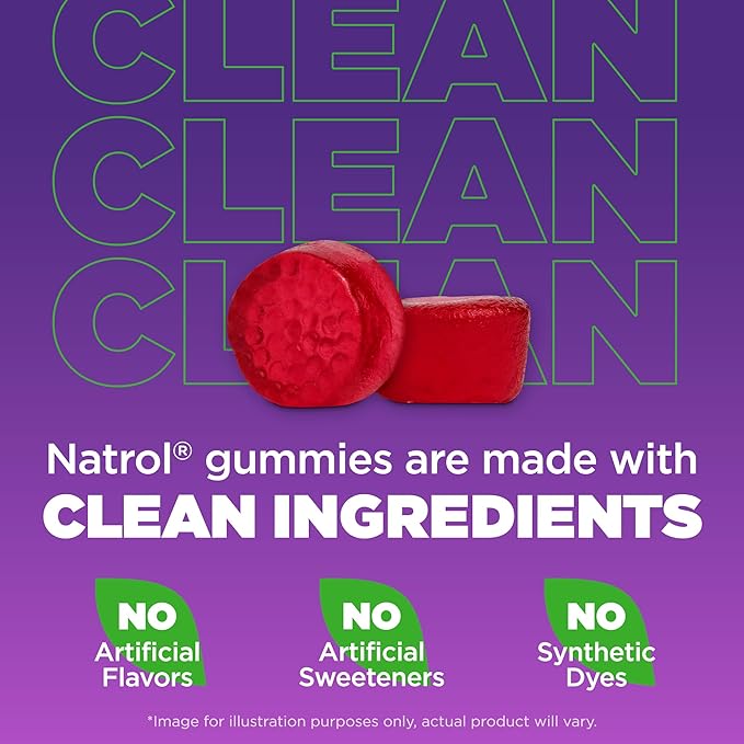 Natrol Melatonin Gummies, Sleep Support for Adults, 10 mg Melatonin Supplement for Sleeping, 90 Strawberry-Flavored Gummies, Up to a 45 Day Supply