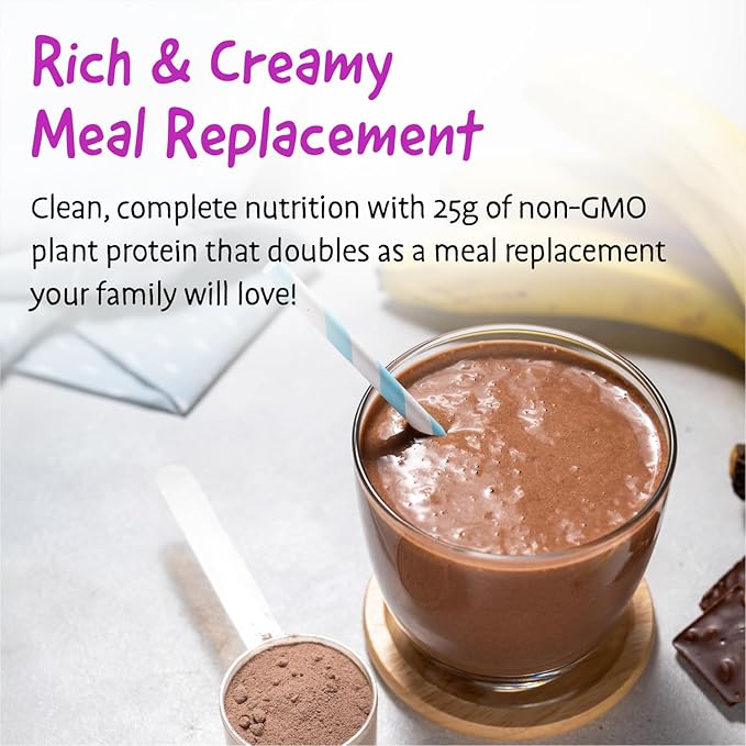 Naturade Plant-Based Weight Loss Shake, 25g 6g Dietary 18 Servings