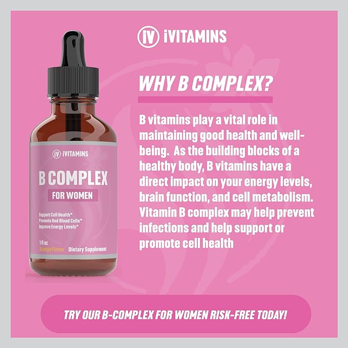 B Complex Vitamins for Women B12 Complex 1 fl