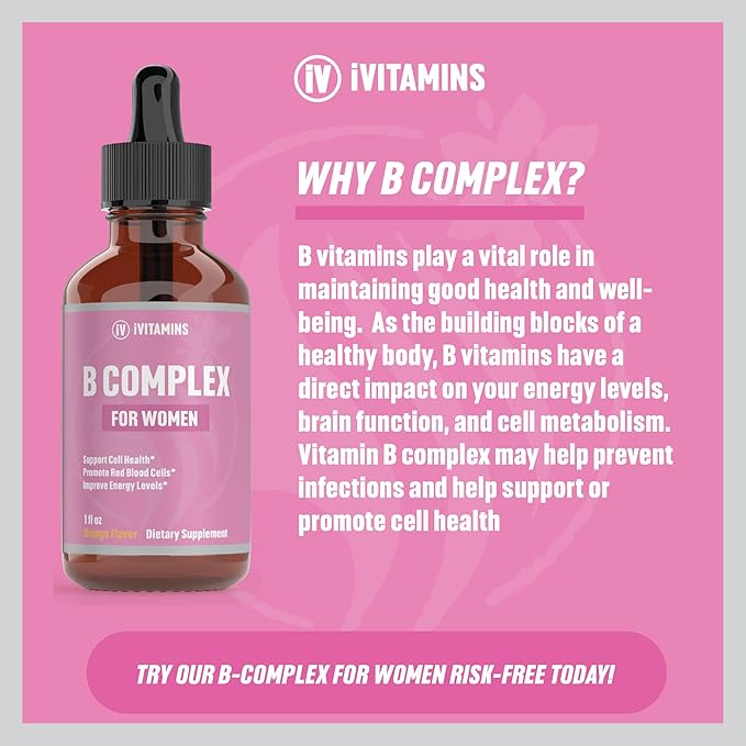 B Complex Vitamins for Women B12 Complex 1 fl