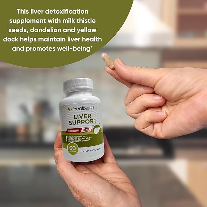 Liver Support - Natural Milk Thistle 60 Veggie (30 Days