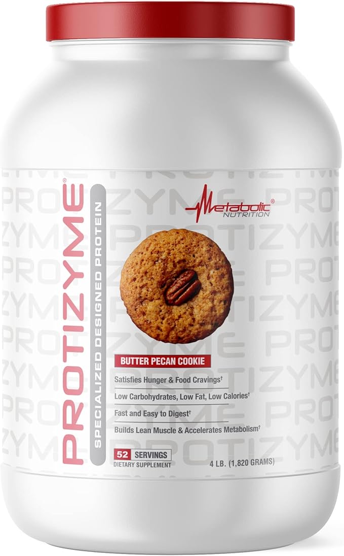 Metabolic Nutrition, Protizyme, 100% Whey Protein 24 Essential 4 Pound (52 ser)