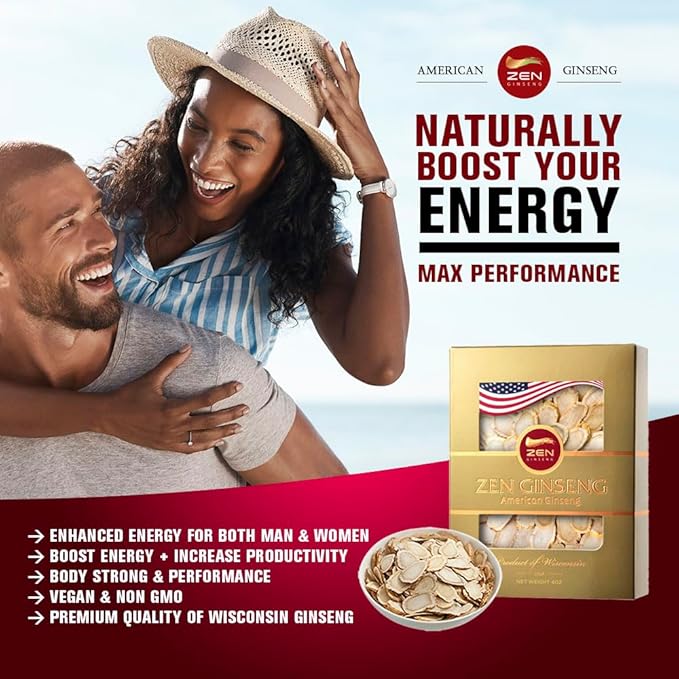 American Wisconsin Ginseng Slices — Improved (4 Oz. 1))