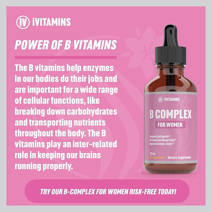 B Complex Vitamins for Women B12 Complex 1 fl