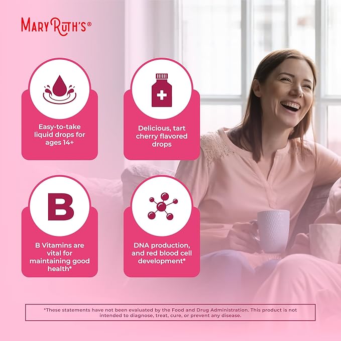 MaryRuth Organics Vitamin B Complex B12 | 2 Month