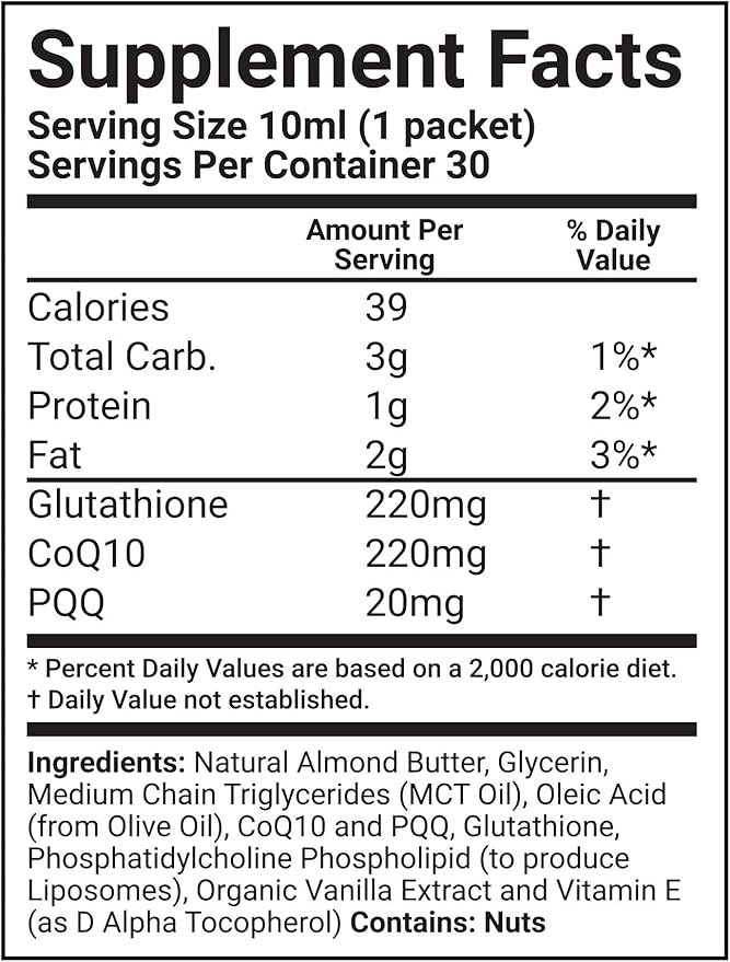 CELLF™ 2.0 Cellular Performance Supplement 30 Day CoQ10 PQQ 10ml Each