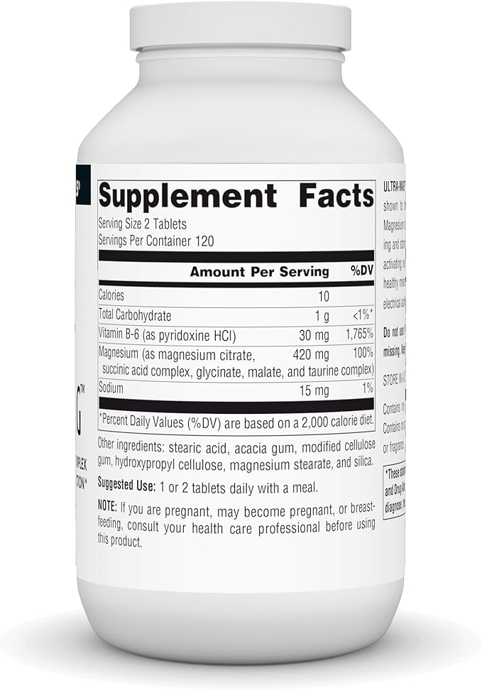 Source Naturals Ultra-Mag High-Efficiency Magnesium Complex 240 Tablets