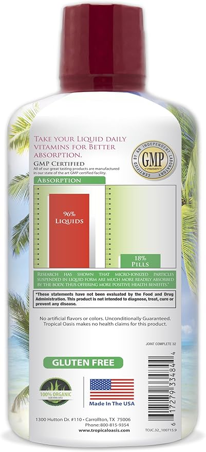 Joint Complete Premium- Liquid Joint Supplement 96% Max 32oz, 32 32 serv