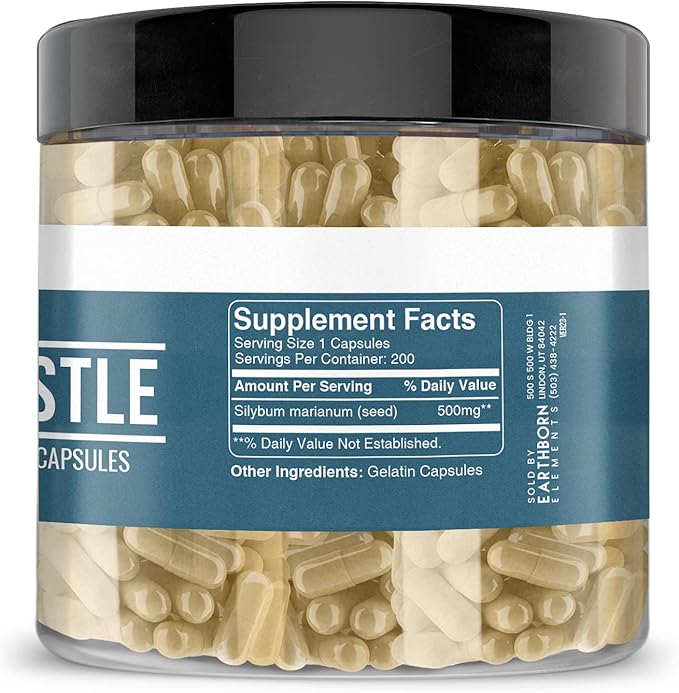Earthborn Elements Milk Thistle 200 Capsules,