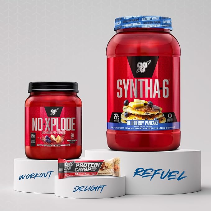 BSN SYNTHA-6 Whey Protein Powder, Milk 28 Servings