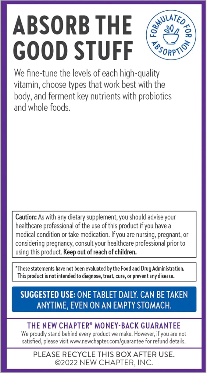 New Chapter Vitamin B Complex – B12 + B6 + 90 ct