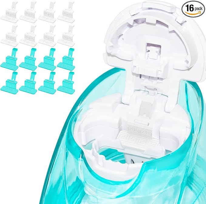 FireAnt Silicone Saline Pods Refills Accessories 16 Pack 8 + 8 Packs)