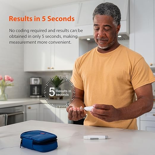 iHealth Gluco+ Wireless Smart Blood Glucose 100 Glucometer 100 Lancets, 1 Blood 1 Lancing