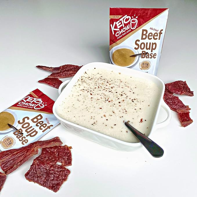 KETO CHOW BEEF SOUP BASE 1 MEAL