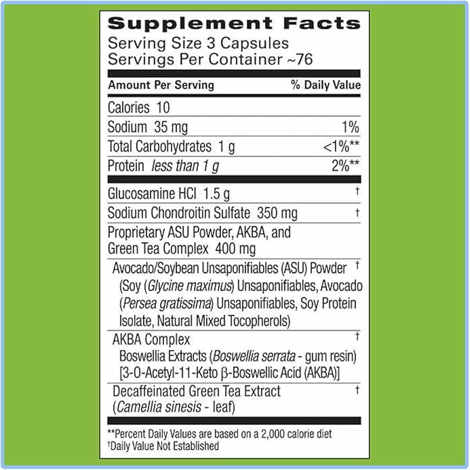 Birsppy Cosamin ASU Joint Health Active 230 Capsules (2... by