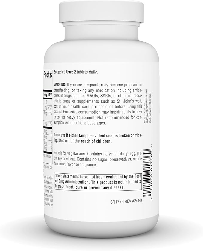 Source Naturals Serene Science L-Theanine 120 Tablets