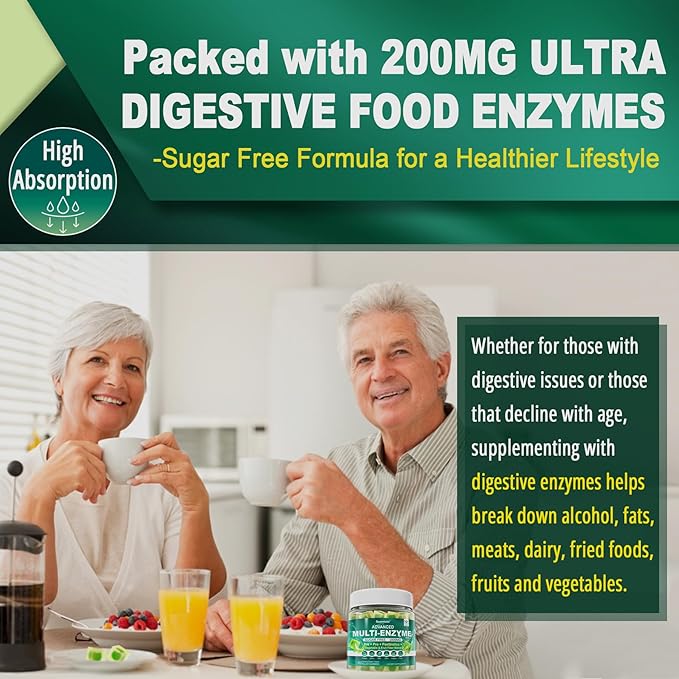 Digestive Enzymes with Probiotics and Prebiotics 1000mg Super 90Billion CFU 2