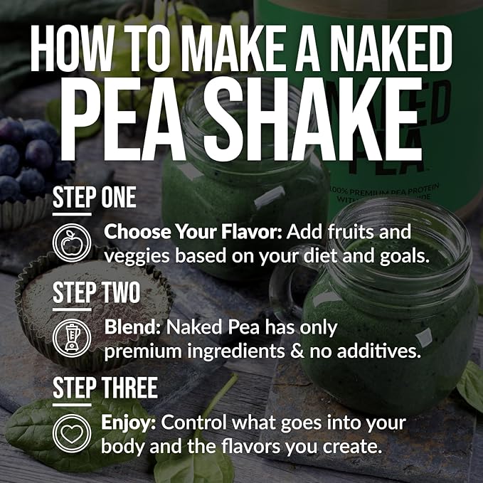 NAKED Pea - Chocolate Peanut Butter 52 Servings