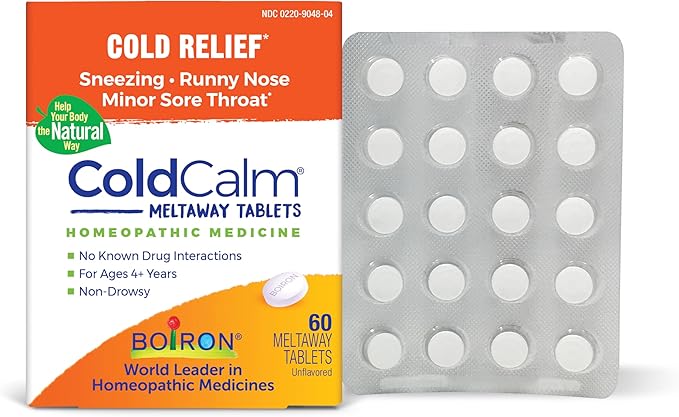 Boiron Sambucus Nigra Homeopathic Cough & 3 Tubes, 240 Count 60 Count