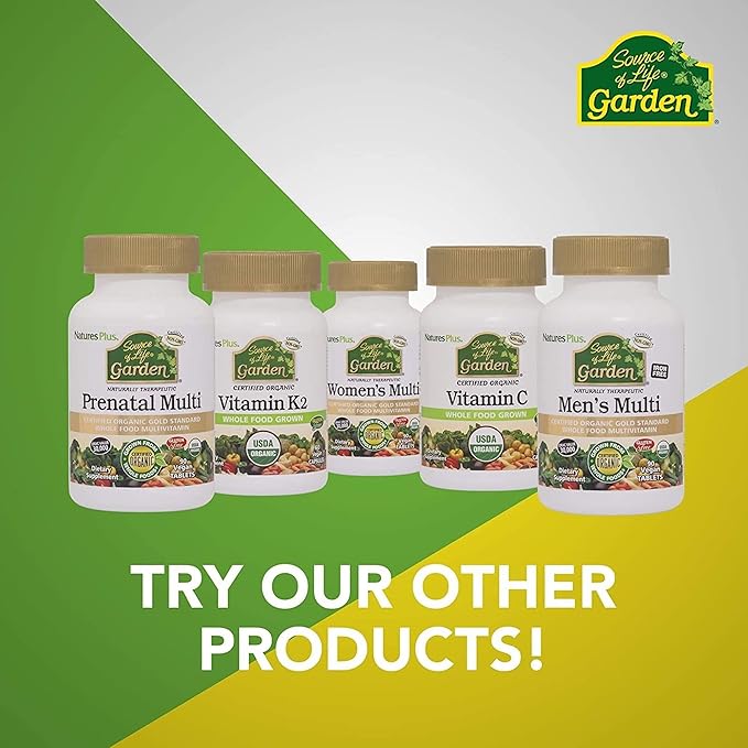 NaturesPlus Source of Life Garden Certified 60 Vegan 30 Servings